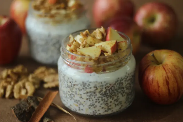 Overnight Oats mit Apfel & Zimt