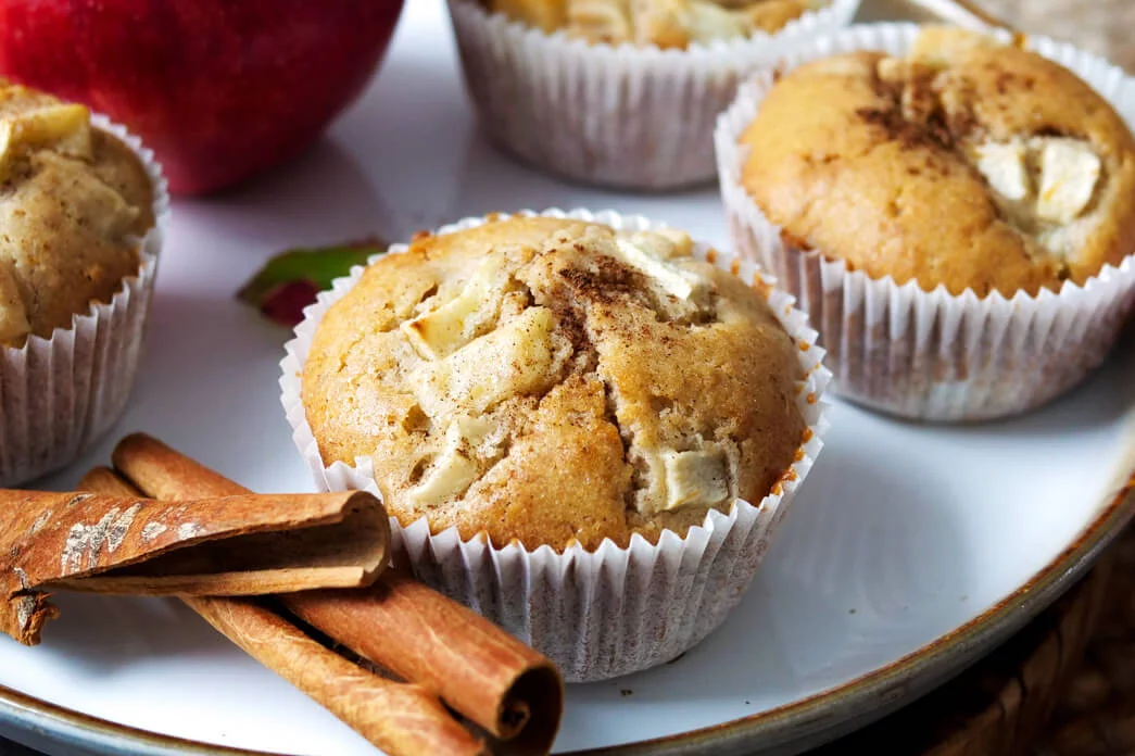 Apfel-Zimt-Muffins